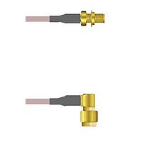 Amphenol Custom Cable Q-2W0340005010i RF Cable Assemblies SMA-SJB/SMA-RP G316 10I