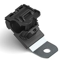 HellermannTyton 151-01962 Ratchet Clamp Ratchet P-Clamp, 0.52 - 0.77" Bundle Dia, 30 Short, 0.51" Hole Dia, PA66HIRHSUV/SS304, Black, 280/ctn