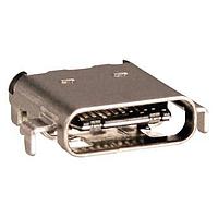 Kycon KUSBX-MM-CS1-B30TR USBタイプCコネクタ USB TYPE C ソケット ミッドマウント ブラック 30u T/R