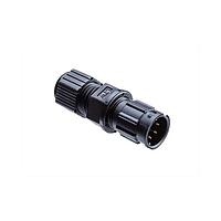 Amphenol LTW BD-07BMMA-LL6001 Standard Circular Connector Ceres, Standard Size, Plastic, 5A, 07 pins, Male Connector, Male Contact, Straight, 2 Points Lock, Solder, Field Installable, F3.5 - F6.5mm, IP66