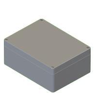 Hộp Nhựa Chống Thấm Vỏ Bọc Chống Thấm Màu Xám/Xám (6.30 x 4.72 x 2.61 in) Serpac RB65P06G20G