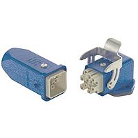 Đầu nối & Vỏ dây Han-Kit-ExQ12 Crimp - Han Ex Q12, 12 chân + GND, vỏ thẳng, vỏ góc (IECEx An toàn nội tại - IEC EN 60079) HARTING 10360120003