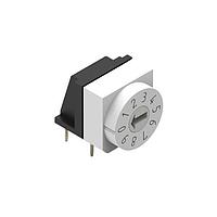 Wurth Elektronik 429427320911 ロータリースイッチ WS-ROTU ロータリースイッチ 10ポジション 右角 アイボリー