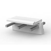 Vỏ Đầu Cắm 3.96EP HDR ASSY 3(5)P (TỰ NHIÊN GWT) AMP Connectors - TE Connectivity 7-1123724-3