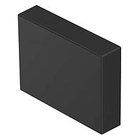 EAO 61-9781.0 Switch Hardware Black Plastic Lens Flush 18x24mm