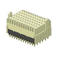 Giắc cắm VS AIRMAX, kiểu dọc, 72 chân, kết nối ép chặt Amphenol FCI 10052829-101LF