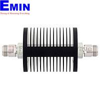 Fairview SA18NFNF25W-06  6 dB Fixed Attenuator N Female To N Female Up To 18 GHz Rated To 25 Watts With Black Aluminum Heatsink Body