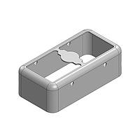 Masach Tech MS220-40F-NS EMI/RFI Shield Frame, Two-Piece 22 x 11.3 x 7mm Two-piece Drawn-Seamless RF Shield/EMI Shield FRAME (Nickel-Silver)