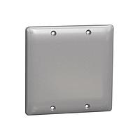 Square D SQWS140002GY Blank Plate 2 GANG BLANK WALL PLATE GY
