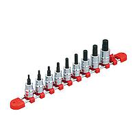 KTC TBT3S09BH sq. Short Hex. Bit Socket Set (3/8",9 pcs)