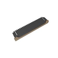 Amphenol FCI SFW20R-4STAE1LF Board Mount 1.00mm Flex Connector, SFW-R series, 20 Position, Top side Contact, Side Entry Surface Mount ZIF Connector, Lead Free, with Cable Lock, Selective Gold plated Terminals with Tin-plate Solder-tail.