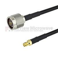 Fairview FMCA1218LF N Male to RP SMA Female Cable LMR-240 Coax and RoHS Compliant