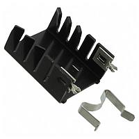 Aavid 534202B02853G Component Heat Sink+Clip, TO220, Vertical, 13.4 C/W, 2.39mm Hole, Shur-Lock Tab/Clip