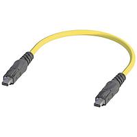 Cáp Ethernet / Cáp Mạng T1 SPE IP20 1x2xAWG22/7 PUR 0,2m HARTING 33280202002002