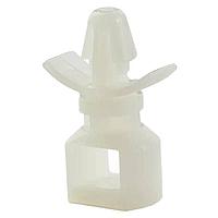 Essentra Components SRLAHS-8-01 Supports CB Spt,Rivet Mnt,Natural,1/2 in Spc