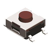 Công tắc cảm ứng 6x6 180gf NÂU SMT Diptronics DTSMW-65N-V-B