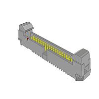 Samtec EHF-120-01-L-D Shrouded .050" Shrouded IDC Header with Ejectors