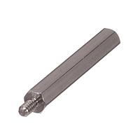 Đầu nối lục giác thép không gỉ 1.625 đực/cái ren Keystone Electronics 2129