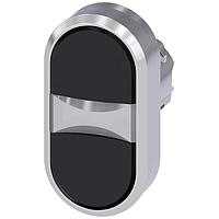Nút Nhấn Phẳng TWIN PUSHBUTTON. Đen. Đen SIEMENS A6X30140786