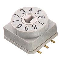 Wurth Elektronik 428521320816 ロータリースイッチ WS-ROSV IP67 16ポジション 2.54mm ライトグレー