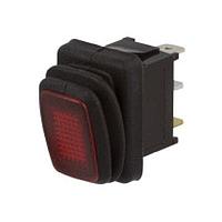 ZF Electronics KRE2ALA2RBB ロッカースイッチ SPST オンオフ イルミ 16A 125VAC 1/3HP