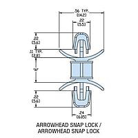 Heyco 10228 PCB Support HDLSP7-08 NATURAL NYL PCB Support