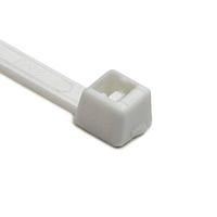 HellermannTyton T40R10M4 Cable Ties Cable Tie, 8" Long, UL Rated, 40lb Tensile Strength, PA66, White, 1000/pkg