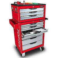 TOPTUL GCAZ0020 + GCAJ0022 333PCS 공구 캐비닛 (red color)