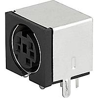 Đầu nối DIN SOCKET 5 chân gắn bảng mạch PCB Schurter 4850.2510