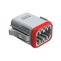 Đầu nối cắm, 8 chân, Khóa A Amphenol SINE Systems AT06-08SA