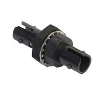 Đầu nối ST ADAPTER, Thân nhựa đen BH BLK PLST BDY/NUT CRM SLV Amphenol Fiber Optics 953-120-5000