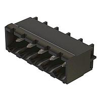 Đầu nối 5 chân 300V 15A bước 5 mm đầu chân xuyên bảng/đầu chân cắm bề mặt HARTING 14120516002000