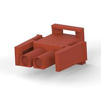 AMP Connectors - TE Connectivity 1-350777-1 Plug Housings 02P UMNL V0 PLUG H SG BROWN