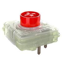 Công tắc nhấn MX kiểu dáng thấp, RGB, thân đỏ, hành trình 3.2mm, hành trình trước 1.2mm, lực 45cN, cảm giác tuyến tính, không có chốt cố định CHERRY MX1B-L2NA