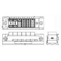 Thanh Gắn Module - Khung Chuẩn TJ AMP Connectors - TE Connectivity 591629-1