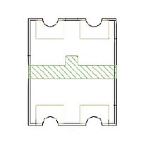 Điốt quang nhìn từ trên / 3527 / 3.2x2.7x1.1 Inolux IN-S32GTNPD