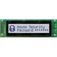 Matrix Orbital LK202-25-GW-V-E LCDキャラクターディスプレイ 20x2 ブルーテキスト、CB BG ワイドボルト、拡張温度