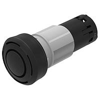 Báo hiệu âm thanh & Còi báo màu đen 110V AC mặt trước/vỏ nhựa EAO 45-2H00.1017.000