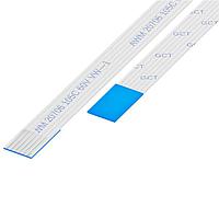 Cáp nhảy FFC / FPC 0.5mmP. Cáp dẹt linh hoạt, 6 tiếp điểm, Dây dẫn mặt đối diện, Dài 279mm/11in, Mạ thiếc GCT (Global Connector Technology) 05-06-D-0279-A-4-06-4-T