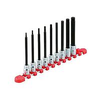 Bộ đầu lục giác KTC TBT3L09H (9 chiếc; 3/8 inch; loại dài)