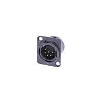 NEUTRIK NC6MD-L-BAG-1 レセプタクル 6P M RECEPT DL1 SER SODR CUPS 黒/銀