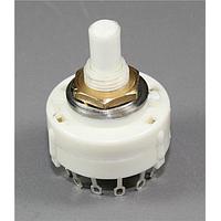 Công tắc xoay 1P 12 vị trí hàn NS mặt trước có gioăng kín IP67 Lorlin CKS1458