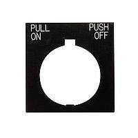 Eaton HT8RP79 Pushbutton Button 70mm ROUND "EMERGENCY STOP"