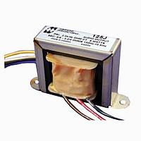 Biến áp âm thanh đẩy-kéo, đầu ra ống đơn phổ thông hoặc đẩy-kéo, công suất 8 watt Hammond Manufacturing 125J