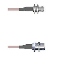 Amphenol Custom Cable Q-0A025000H010i RF Cable Assemblies BNC-SJB/N-SJB G142 10I