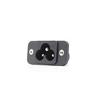 Đầu nối IEC Chassis Connector, C6, Gắn bảng bằng vít, Tab 2.8mm Io Audio Technologies IO-C6SP-28