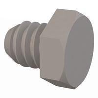 Bu Lông Đầu Tròn Lục Giác Không Rãnh, Ren #2-56, Dài 3/32 Essentra Components 010256H009