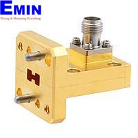 Fairview SMW1840DRK WRD180C24 to 2.92mm Female Waveguide to Coax Adapter Square Cover Flange With 18 GHz to 40 GHz Frequency Range For K-Ka Band