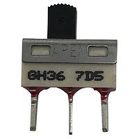 APEM GH36P010001 スライドスイッチ ストレート PCスライド SP シルバーコンタクト