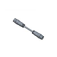 Cáp Cảm Biến / Cáp Bộ Chuyển Động X-Lok, Kích Thước Tiêu Chuẩn, Nhựa, 10A+5A, 06 chân, Đầu Nối Đực, Tiếp Điểm Đực, Thẳng-đến-Thẳng, Khóa Đẩy, Đầu Đúc Kép, Chiều Dài 2000mm, IP68 Amphenol LTW AB-BBD06ML-BBDHL-QF002